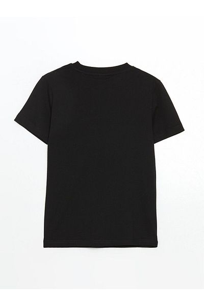 LC Waikiki Αγορικό μπλουζάκι με στάμπα LCW Crew Neck