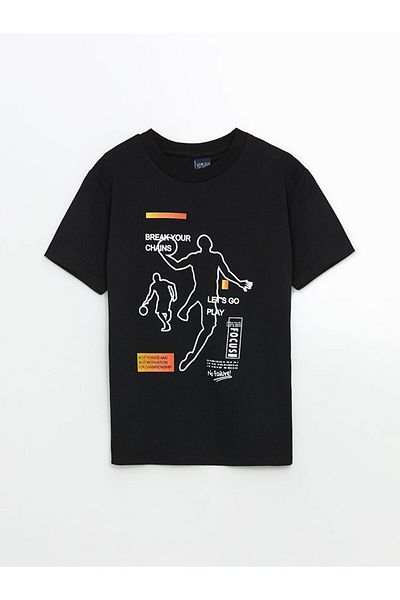 LC Waikiki Tricou pentru băiat cu gât crew New Season - S5H028Z4