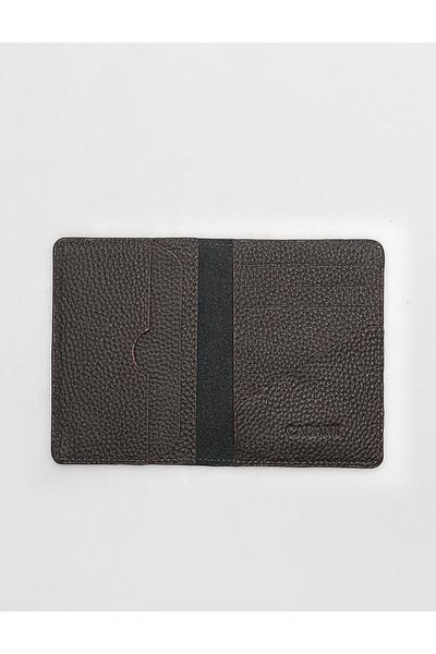 Cabani Genuine Leather Brown Card Holder