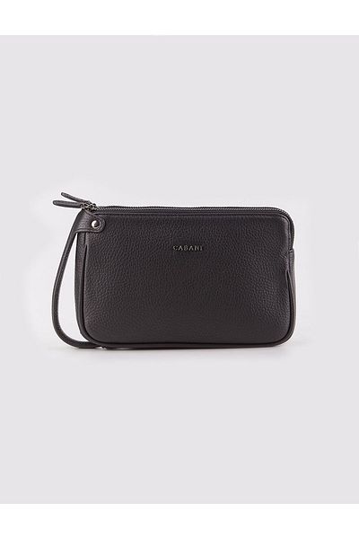 Cabani Genuine Leather Black Handbag