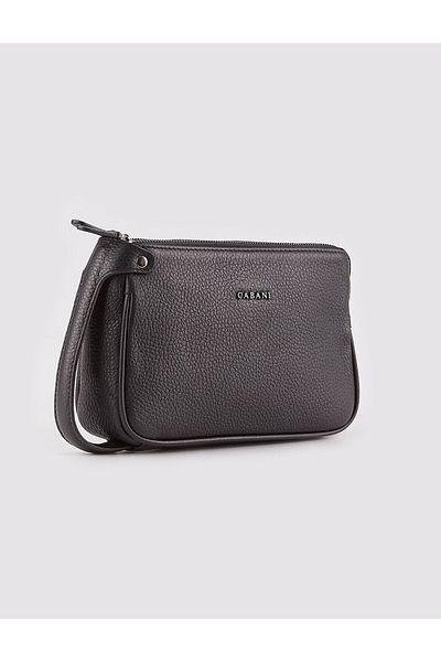 Cabani Genuine Leather Black Handbag
