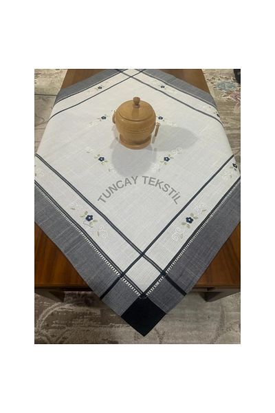 TUNCAY TEKSTİL Linen Carefree 100% cotton tablecloth