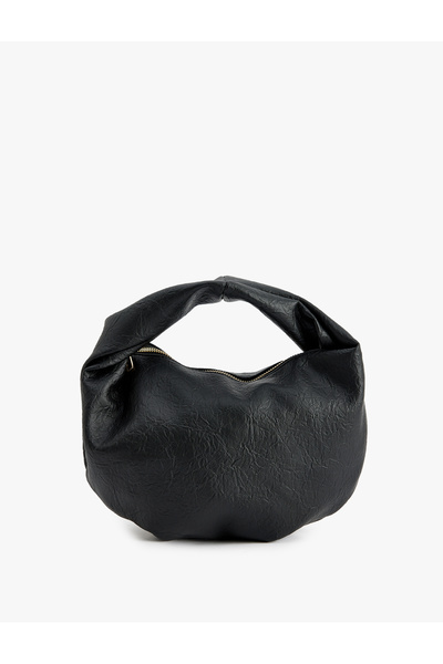 Koton Faux Leather Zipper Handbag