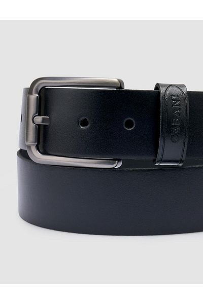 Cabani 100% Genuine Leather Black Men's Classic Belt