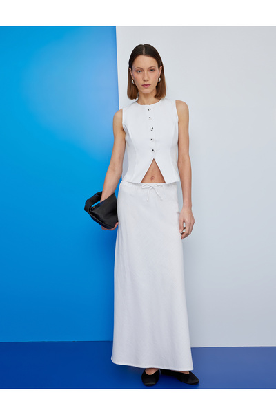 Koton Faux Leather Zipper Handbag