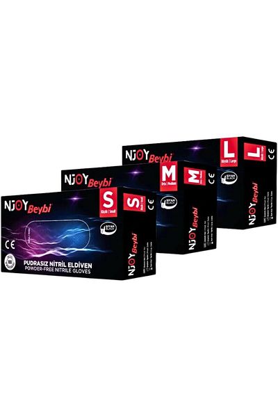 STOREMAX Muartshop Purpose Black Nitrile Gloves 871301