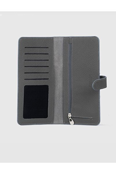 Cabani Women's Genuine Leather Gray Wallet