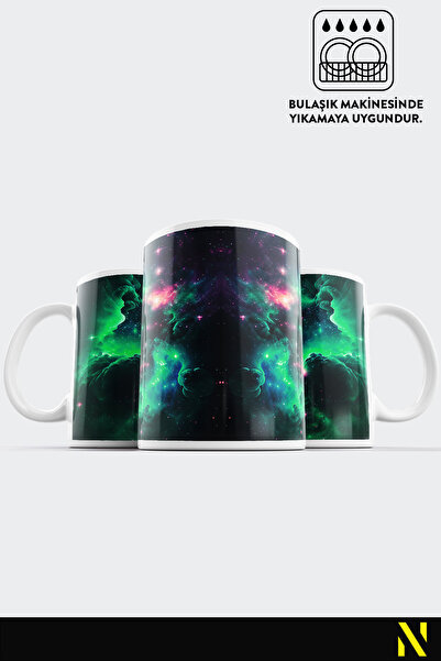 nilizma Galaxy Patterned Colorful Mug – 330 ml Mug |   Stylish and Durable Design