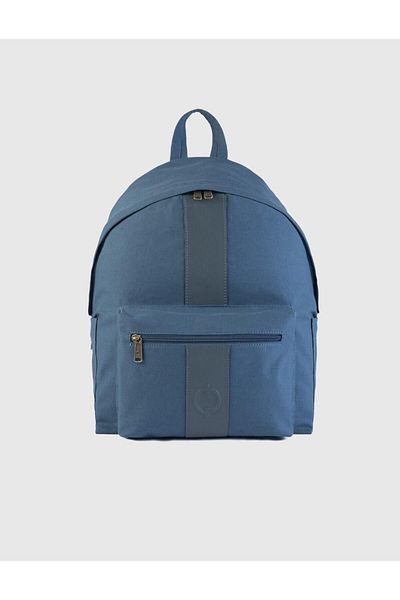 Nors Mini rucsac pentru bărbați - cu emblemă și albastru