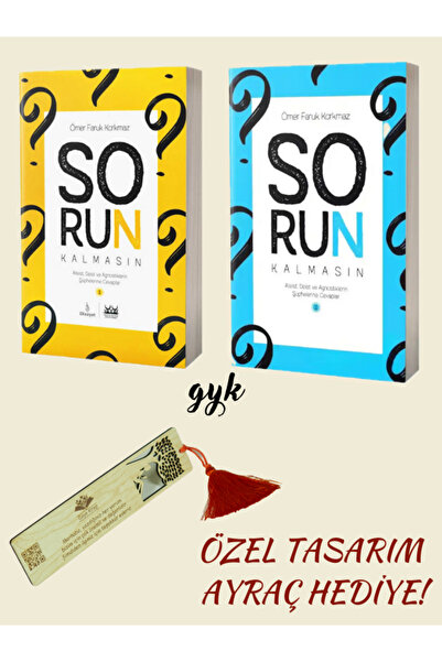 Dirayet Yayınları Sorun Kalmasın 1 ve Sorun Kalmasın 2 SET ( AYRAÇ HEDİYELİ! )