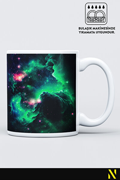 nilizma Galaxy Patterned Colorful Mug – 330 ml Mug |   Stylish and Durable Design
