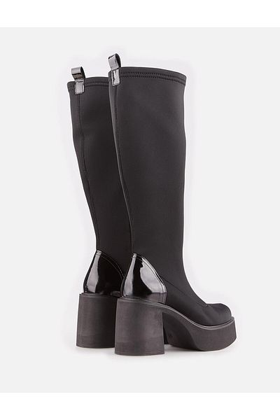 Cabani Black Zippered Women's Daily Boots