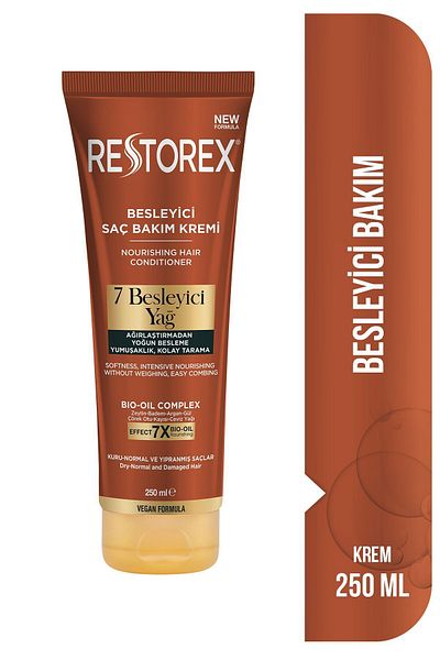 Restorex 250 Ml Nourishing Care Conditioner - 7 Eye-Catching Shine Silky Softness