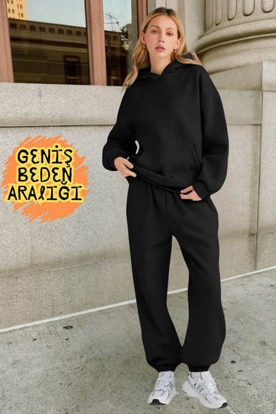 BSBSPOR Νέα Fashion Baggy Jogger Sweatpants - Γυναικεία και Ανδρικά, Μαύρο Γκρι