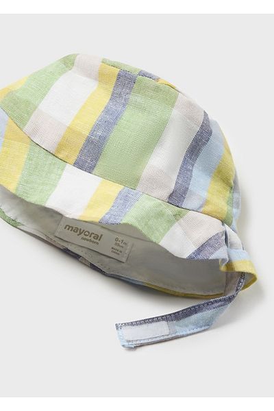 MAYORAL Green Baby Boy Summer Short Jumpsuit Hat
