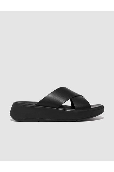 Fitflop Papuci cu bandă încrucișată pentru femei F-mode Fw5 din piele naturală