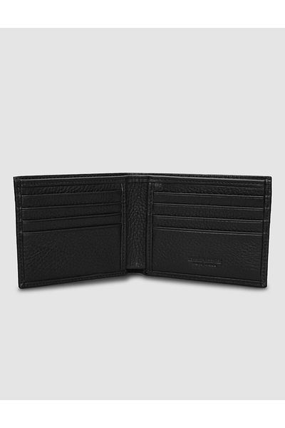 Cabani 100% Genuine Leather Black Men's Wallet with Card Compartment