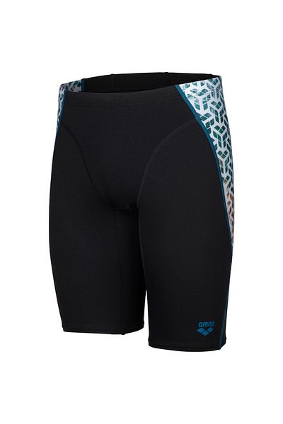 ARENA Arena Planet Water Swim Jammer - Black and White Multi-Hooked for Women
