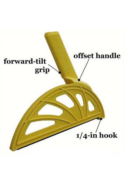 Choice Light Yellow 1pc Push Block For Table Saws, Router Tables, And Jointers, Offset Handle Push Stick