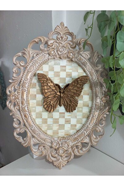 ZE DEKORASYON Büyük Boy Kelebek tablo-42x30cm