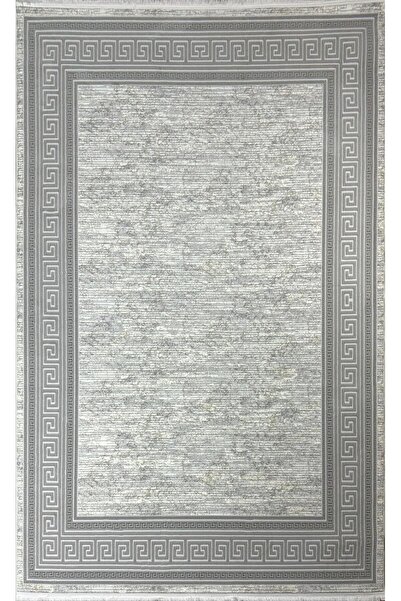Zigana SARAR RUBY SERİSİ ÇERÇEVELİ AÇIK GRİ& KOYU GRİ Salon&Oturma Yatak Odası Koridor Halısı