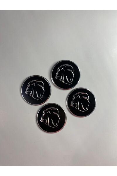 MOTTOMOR PEUGEOT YENİ NESİL YAZISIZ LOGO YAPIŞTIRMA JANT GÖBEK STİCKERI 60mm
