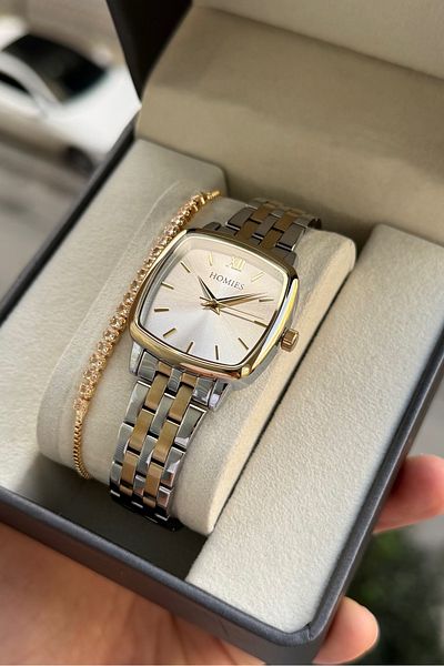 Homies Women's Wrist Watch and Bracelet Gift Box - Hm 293483965759