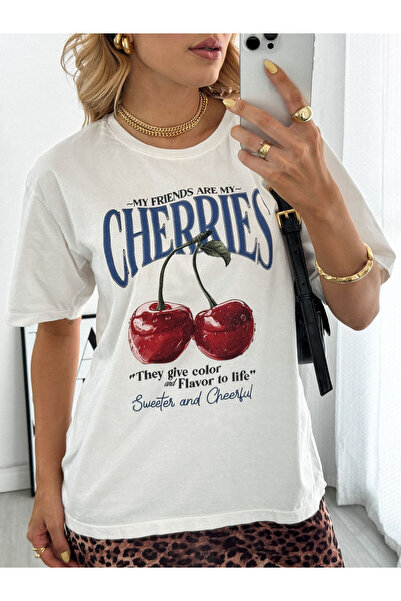 Jose Clothing Μπλουζάκι Naica Oversize με κοντό μανίκι με μοτίβο