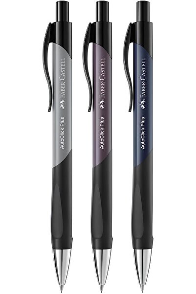 Faber Castell Auto Click Plus Versatil Kalem 0.5 3 Adet
