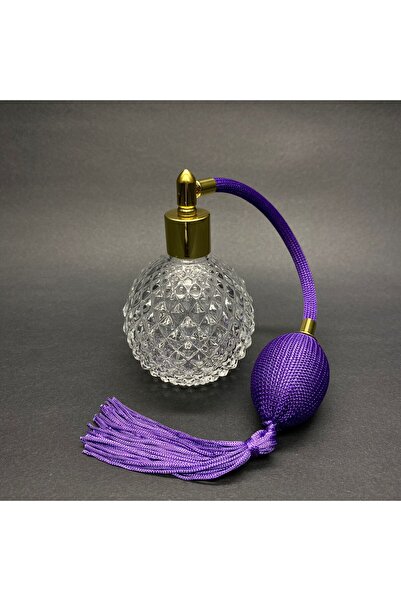 Elitcam 100 ML -NOSTALJİ - LUX -VİNTAGRA RETRO LUXURY MOR POMPALI - HORTUMLU PARFÜM ŞİŞESİ