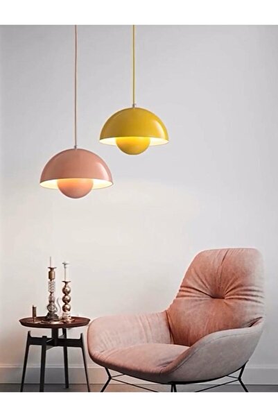 Lamp Han Flowerpot Serisi Özel Tasarım Dekoratif Tekli Sarkıt Lamba