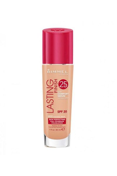 RIMMEL LONDON كريم أساس يدوم 25 ساعة من لاستينغ فينيش من ريميل لندن بيج طبيعي 400RIMMEL LONDON