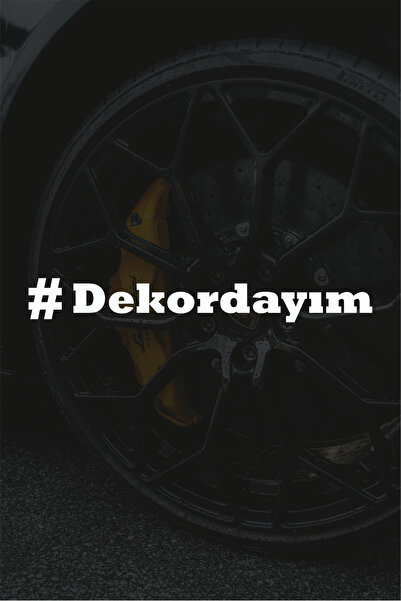 Quart Aksesuar 20 x 3 Cm #Dekordayım, Dekordayım Oto Araba Motor Sticker