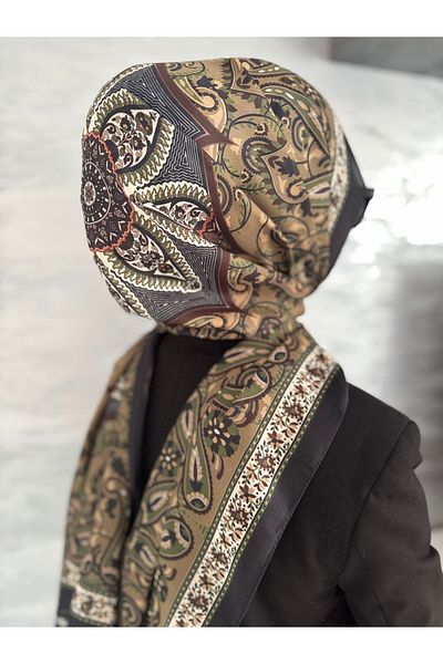 R&S Ethnic Patterned Soft Cotton Shawl