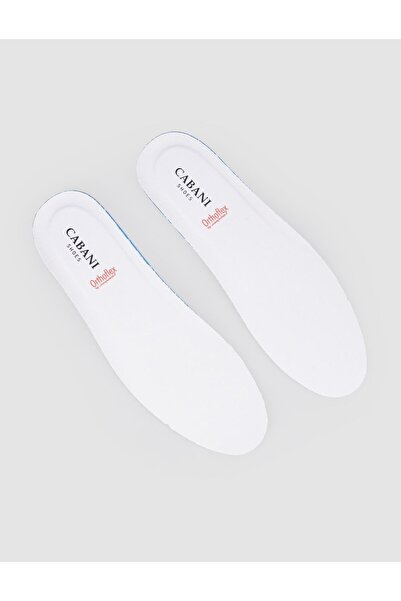 Cabani OrthoFlex Cotton Kaplamalı Beyaz Erkek Tabanlık