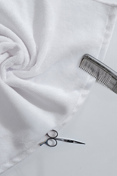 Dotamess Косметичні салони та перукарні Спеціальні надзвичайно м'які 2 білі 50x100 см преміум бавовняні оксамитові рушники