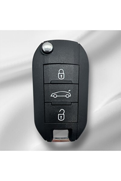 LUXE AKSESUAR Θήκη τηλεχειριστηρίου Citroen C3 C4 C5 Jumpy με 3 κουμπιά και α...