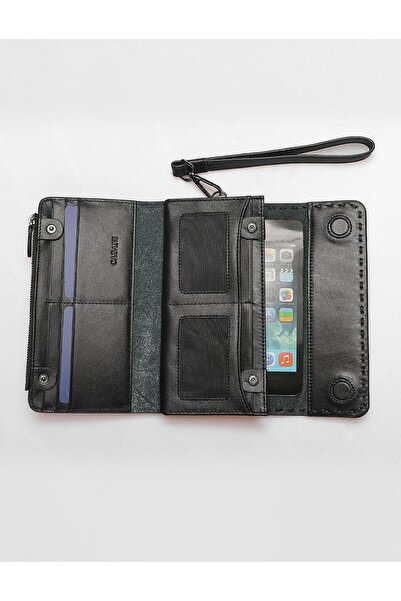 Cabani Genuine Leather Black Women's Handbag