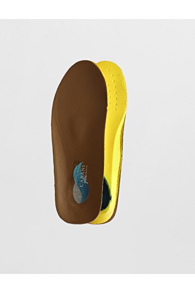 Cabani Jel Destekli Deri Hardal Erkek Tabanlık