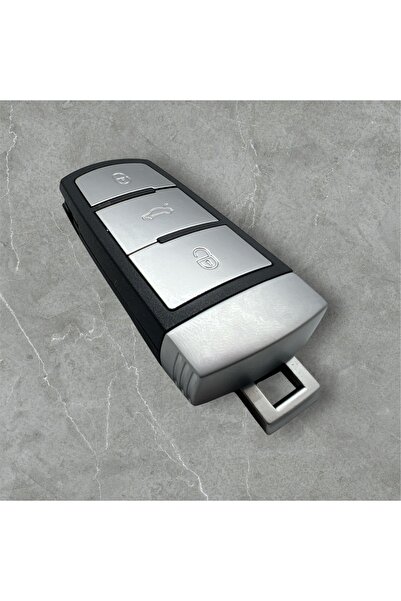 LUXE AKSESUAR Carcasă pentru telecomandă cu 3 butoane compatibilă cu Volkswagen Passat B6, B7
