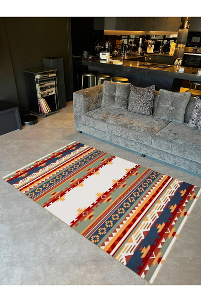 Rugs Modern Halı سلسلة الجمشت الزخارف الملونة مفصلة خمر نمط المنسوجة قاعدة ال...