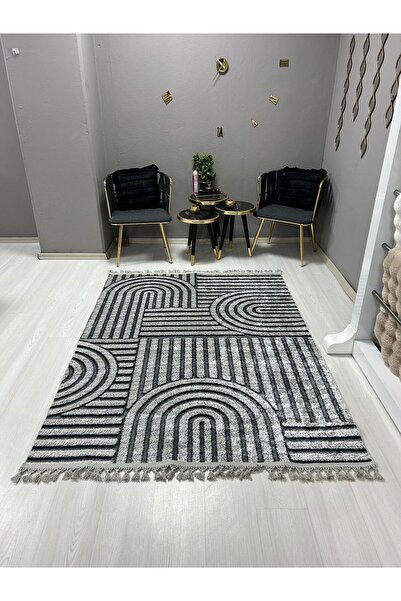 HTC HALI Dijital Baskı Yıkanabilir Kaymaz Deri Taban Leke Tutmaz Halı