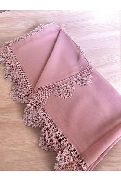 TUTUYA TEXTIL Handcrafted Needle Embroidered Prayer Tulbenti Mevlit Cover Head Cover