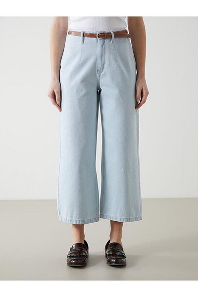 LC Waikiki Pantaloni de jeans pentru femei XSIDE cu talie cu centură