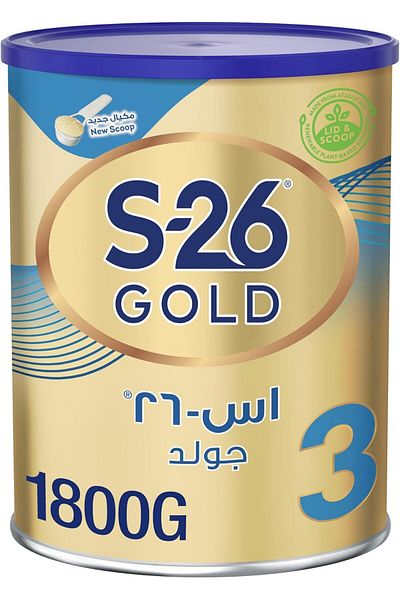 Nestle S26 Gold Stage 3, 1 -3 Years, Tin, 1800G