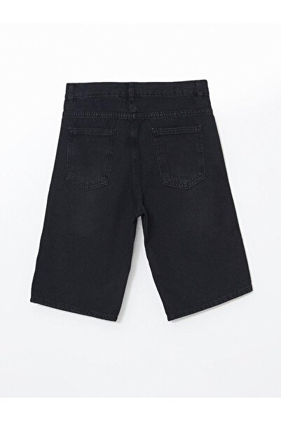 LC Waikiki Lcw Kids Boys' Jeans Shorts with Adjustable Elastic Waist