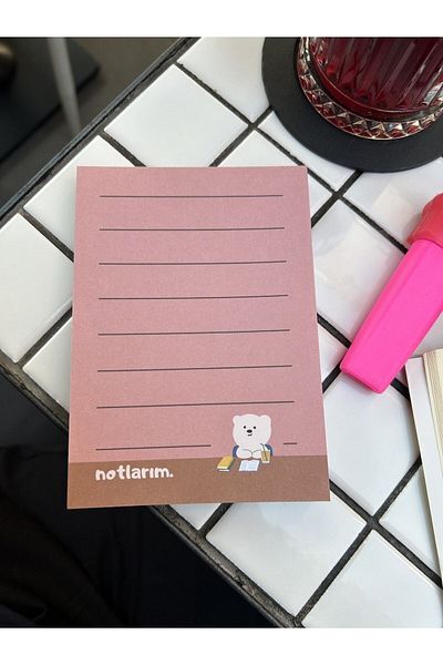 Sumicorn Design Cute Kawaii Memo Pad, Notepad, To Do List, Memopad, Planner, A6 (10,5X14,8 CM), 100 Pieces