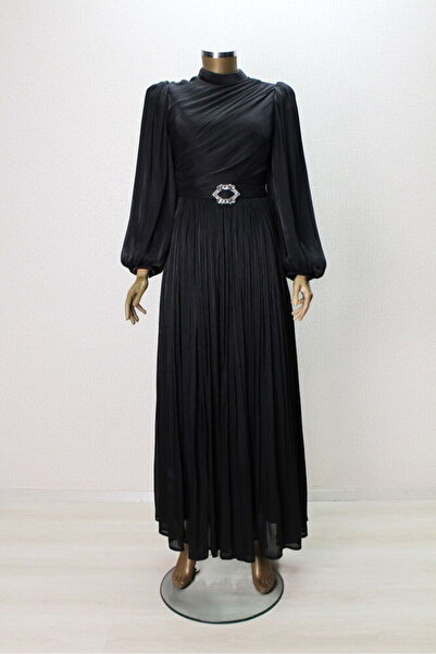 çınar özkan 2868 BELİ KEMERLİ BALON KOL JAN JAN SİMŞİ ŞİFON ELİBSE QYS ABİYE ...