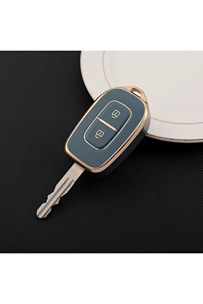 İKTUNING RENAULT DUSTER LOGAN SANDERO CLİO 5 TWINGO TPU ANAHTAR KILIF (YEŞİL)