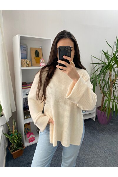 hilla Oversize Kalıplı Yumoş Kazak